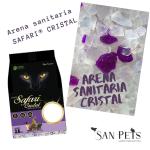 Arena sanitaria Safari cristal 8 unidade