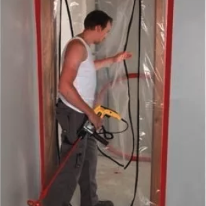 Puerta Aislante De Plástico Con Cremalle