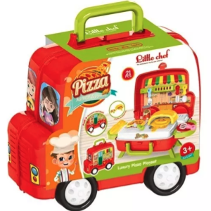 Maletin Pizza Con Accesorios Para Jugar