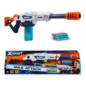 Lanzador Max Attack Con 24 Dardos X-shot