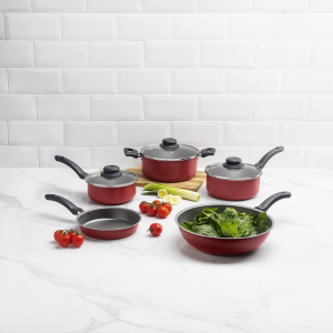Bateria Cocina 8 Piezas Aluminio Brinox