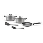 Batería De Cocina Brinox 7 Piezas-plata
