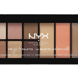 NYX PROFESSIONAL MAKEUP Paleta Go-to, Wanderlust, 0.54 onzas