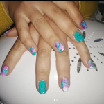 Nebulosa arte en uñas