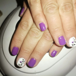 Nebulosa arte en uñas