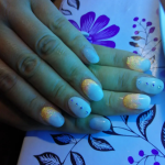 Nebulosa arte en uñas